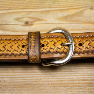 Ceinture avec repousse au matoir