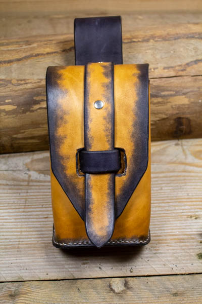 Sacoche de ceinture "sabot" sur mesure