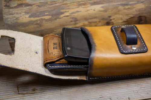 Sacoche de ceinture "sabot" sur mesure
