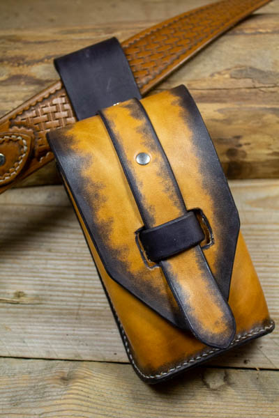 Sacoche de ceinture "sabot" sur mesure