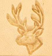 cerf tete Ajout d'un matoir 3D
